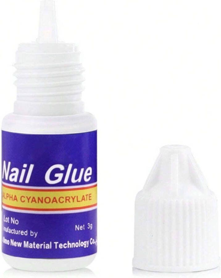 Nagellijm 3 stuks Lijm nagels Lijm kunstnagels Lijm tips Nagellijm voor nepnagels Nagellijm voor tips Nagellijm voor kunstnagel Nagellijm steentjes Tiplijm Nail glue tips Nageltips Tip lijm kunstnagels
