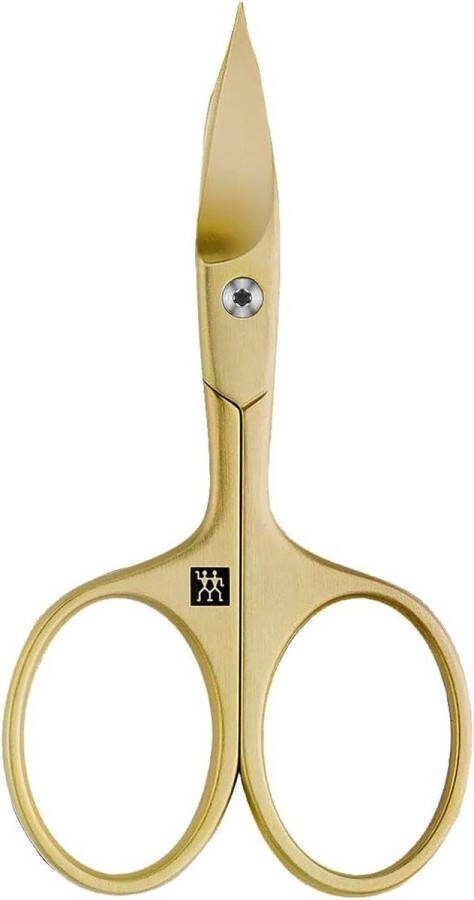 Nagelschaar gebogen kniprand en fijne punt premium goud 90 mm nauwkeurig knippen