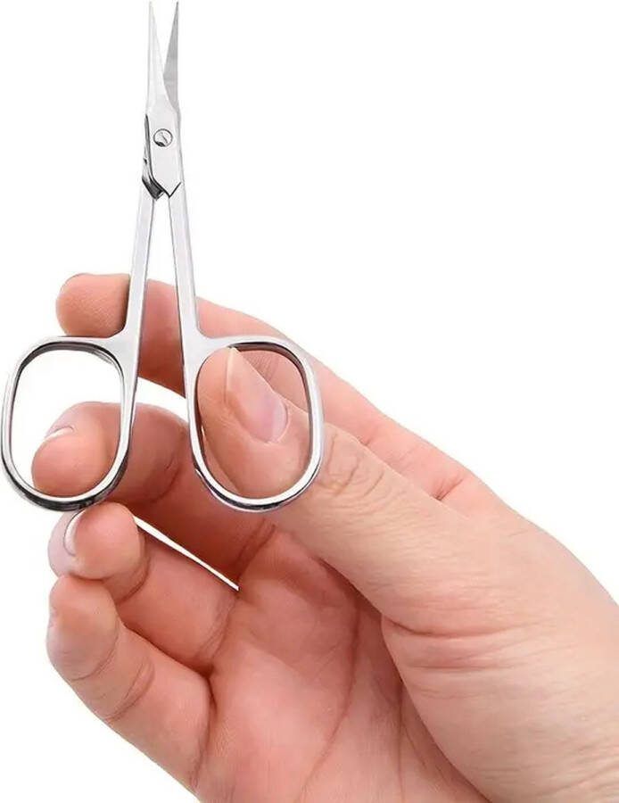 Nagelschaar van hoge kwaliteit solingen Duitsland Extra scherp met gebogen rand en nagelschaaretui nagelschaar voor handen en voeten ook geschikt voor linkshandigen