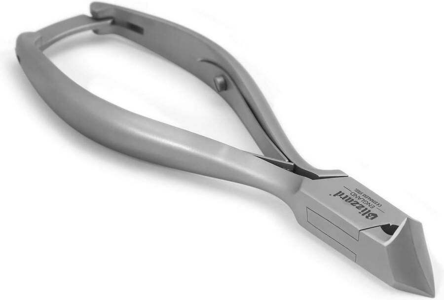 Nageltang podotherapeutisch gereedschap met gebogen snijkant 20 mm voor sterke teennagels kopknipper voor het werken in de nagelplooi voetverzorging 13 5 cm