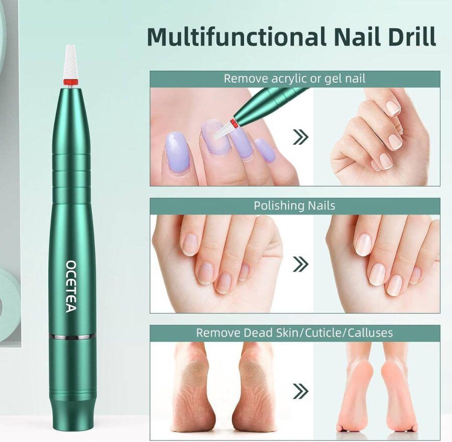 Nagelvijl Pedicure en Nagelstudio en Persoonlijke doe-het-zelf _(groen)