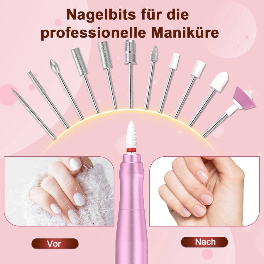 Nagelvijl Pedicure en Nagelstudio en Persoonlijke doe-het-zelf _Roze