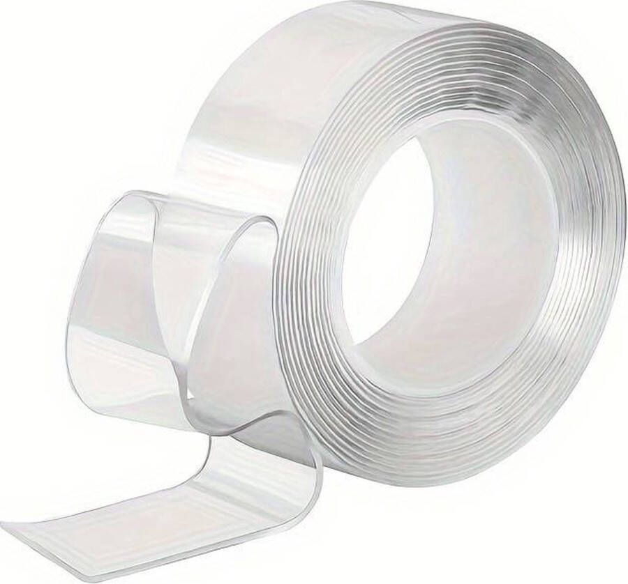 Nano Tape Klussen 3 Meter x 3 cm Klussen Muur Extra Sterk Gekko tape Plakband Montage tape Transparante Dubbelzijdige Tape Extra Sterk Herbruikbaar en Waterproof Gekko tape Magic tape Waterdichte Lijm Tapes
