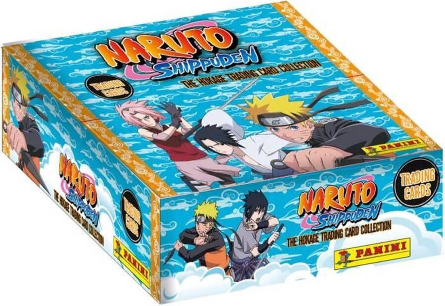 Naruto Shippuden Trading Cards Box met 18 kaarten van 8 kaarten
