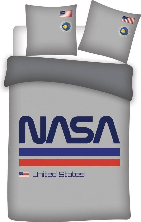 SimbaShop NASA Dekbedovertrek United States Eenpersoons -140 x 200 Polyester