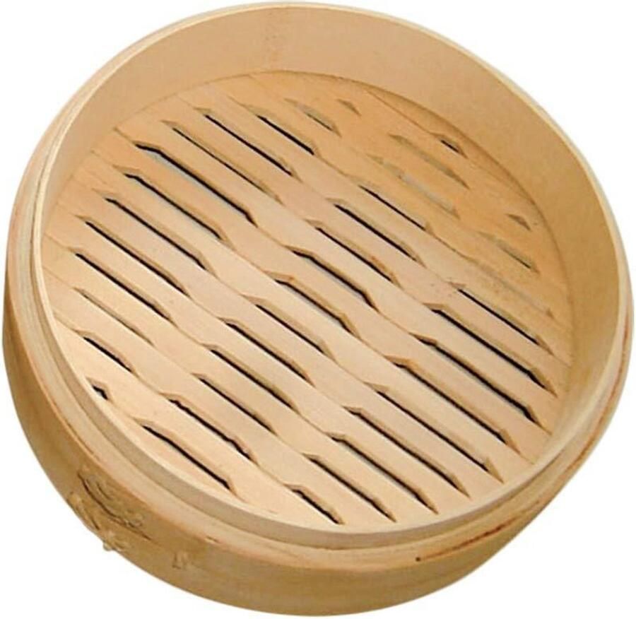 Natuurlijke Bamboe Maxi Dim-Sum Steamers Ø 20X6 Cm 4 Eenheden bamboo steamer