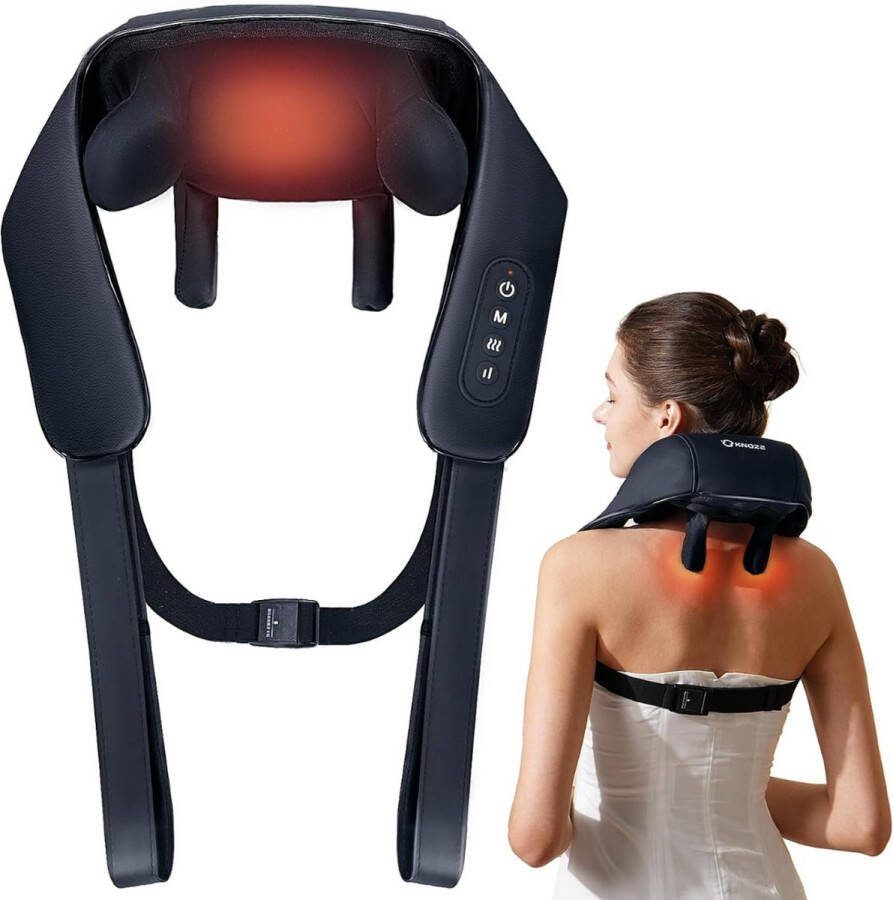 Nekmassage Apparaat Met Warmte nekmassage kussen nek massage apparaat nekstretcher massage apparaat zwart