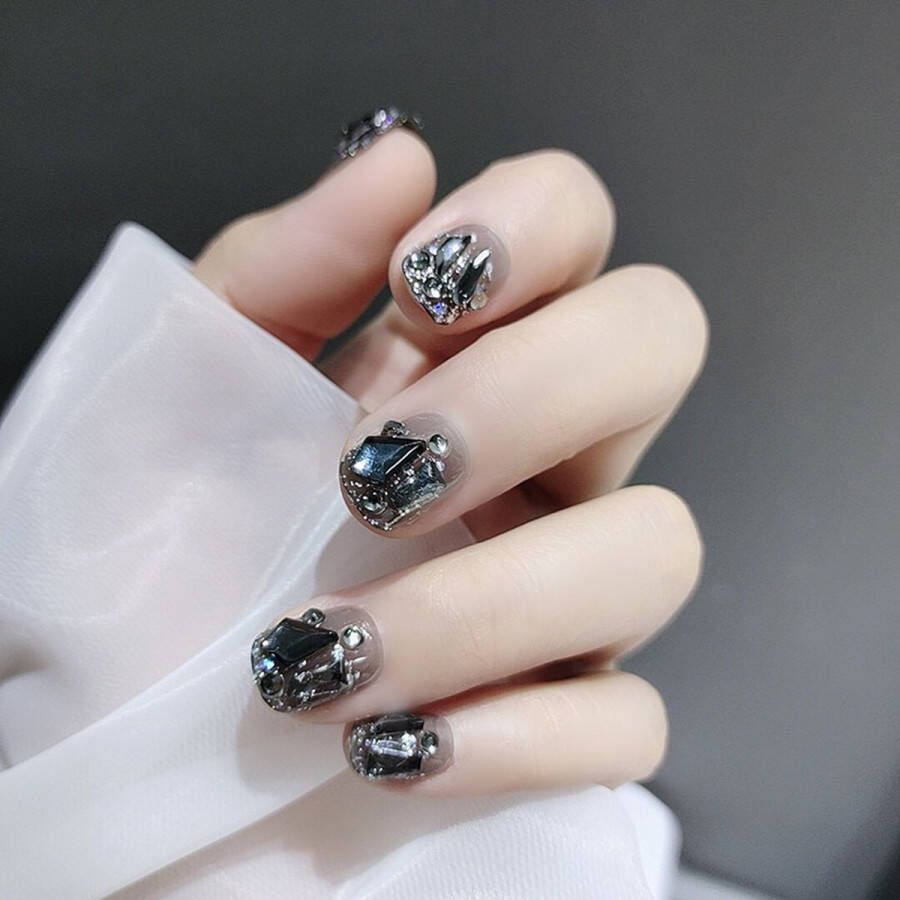 Nepnagels- Nep nagels Kunstnagels nepnagels met lijm 22 stuks