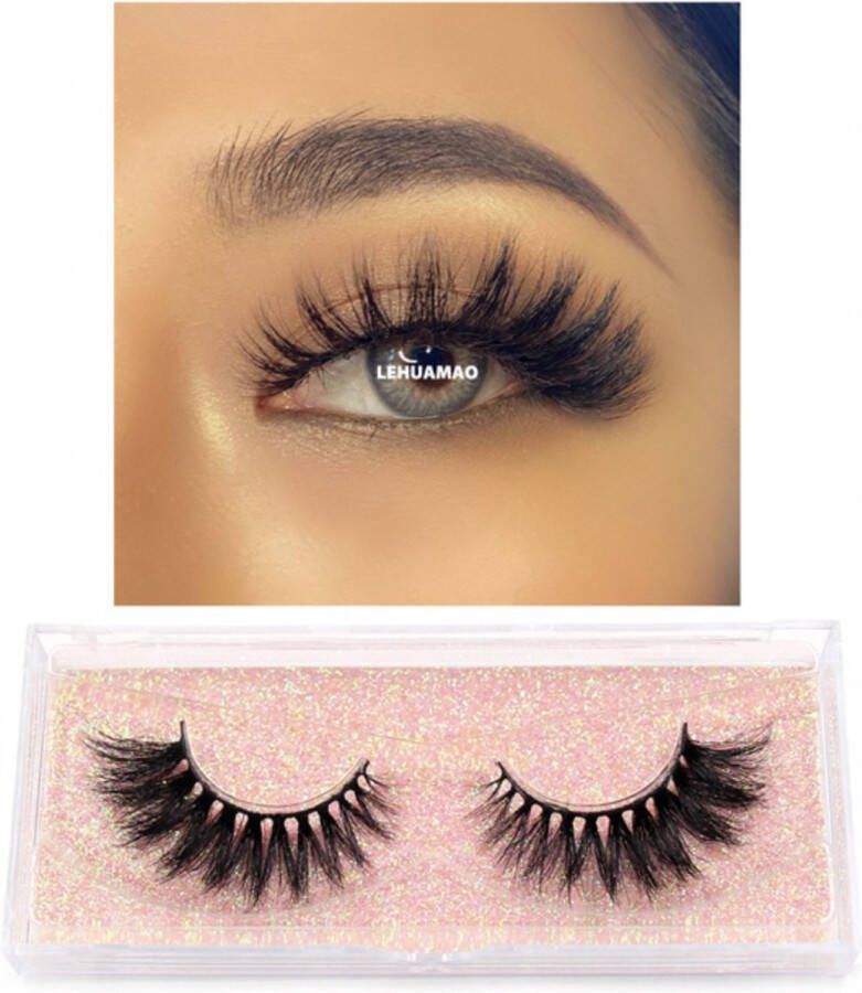 Nepwimpers Kunst Wimpers 3D Wimpers Plakwimpers Fake Eyelashes Nep Wimpers Plak Wimpers 3D Wimpers Volume Wimpers Eye Lash Volume 3D Volume Lashes Fake Eyelashes Handgemaakt & Herbruikbaar tot 30 keer Hoge Kwaliteit