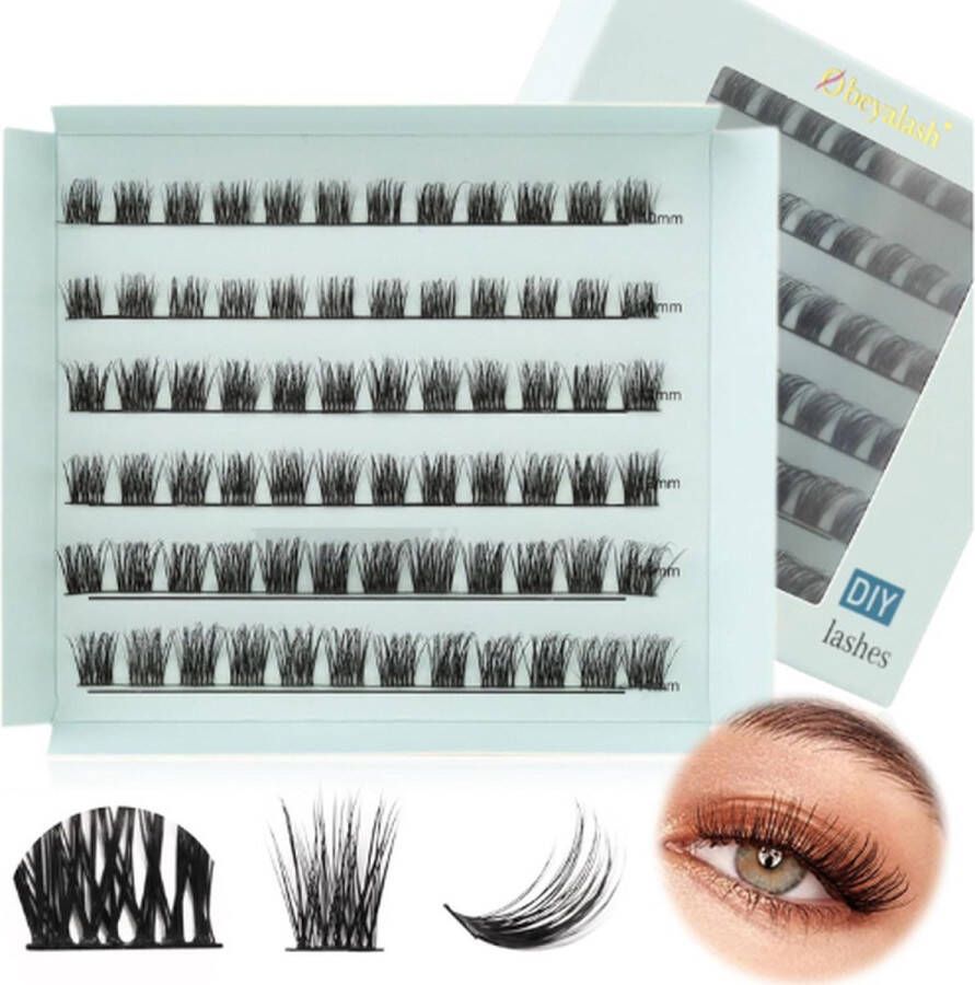 Nepwimpers Volume Wimpers Valse Wimpers 100% Handgemaakt 10mm 12mm 14mm DL-01 Mix