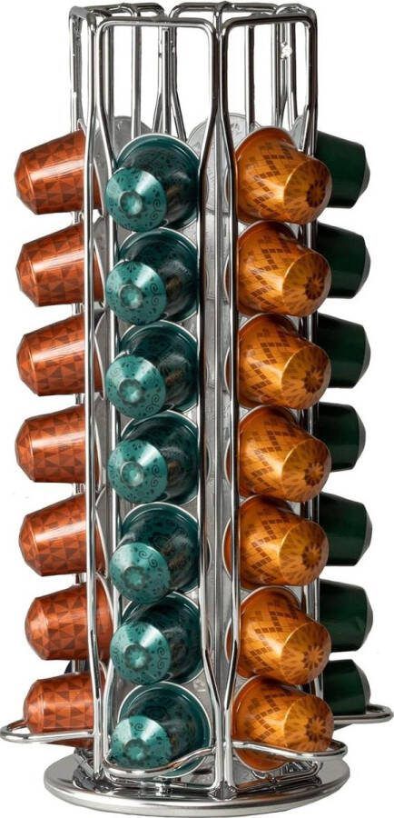 Nespresso Capsulehouder voor 42 capsules met Draaibaar Ontwerp capsulehouder nespresso