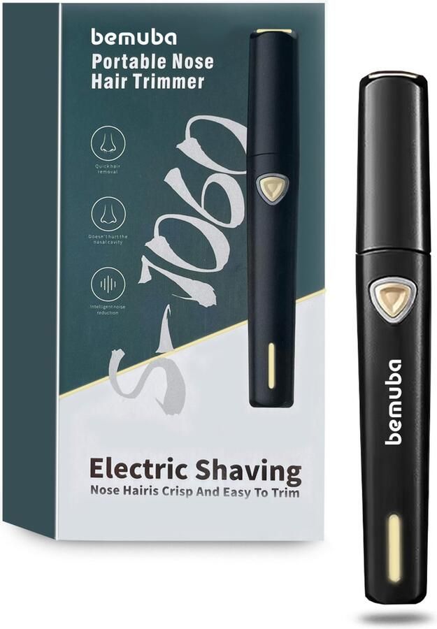 Neustrimmer Neushaartrimmer oplaadbaar Zwart