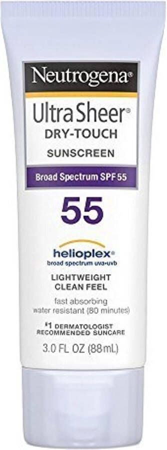 Neutrogena Ultra Sheer Dry-Touch Sunscreen Neutrogena Dagcrème met SPF 55 Duo-pack 2 stuks