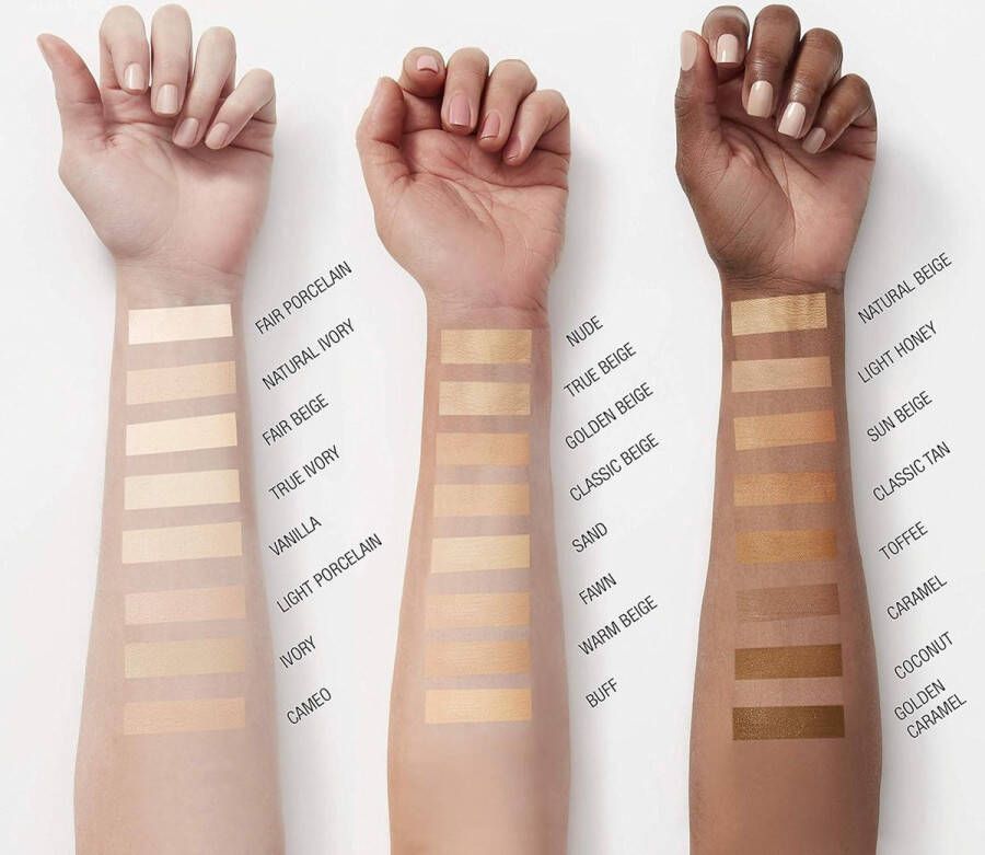 New York Dream Radiant Liquid Foundation 60 Caramel Hydraterende formule met Hyaluronzuur 30 ml hangmat