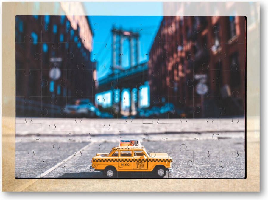 New York Taxi 54 Stukjes Houten Puzzel