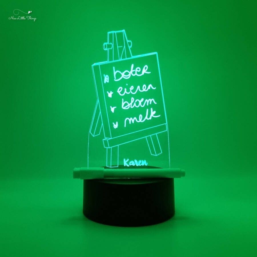 [Nice Little Things] Gepersonaliseerde RGB LEDlamp Tekenen met Licht Schildersezel