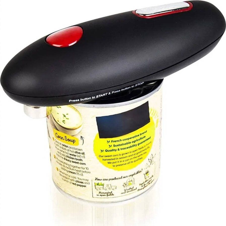 Nieuw: Handzame Elektrische Blik- en Flesopener Automatisch Veilig en Gemakkelijk Openen met Één Aanraking Ideaal Keukenhulpmiddel voor Thuisgebruik Automatische Pot Opener Veiligheidsgereedschap Keuken