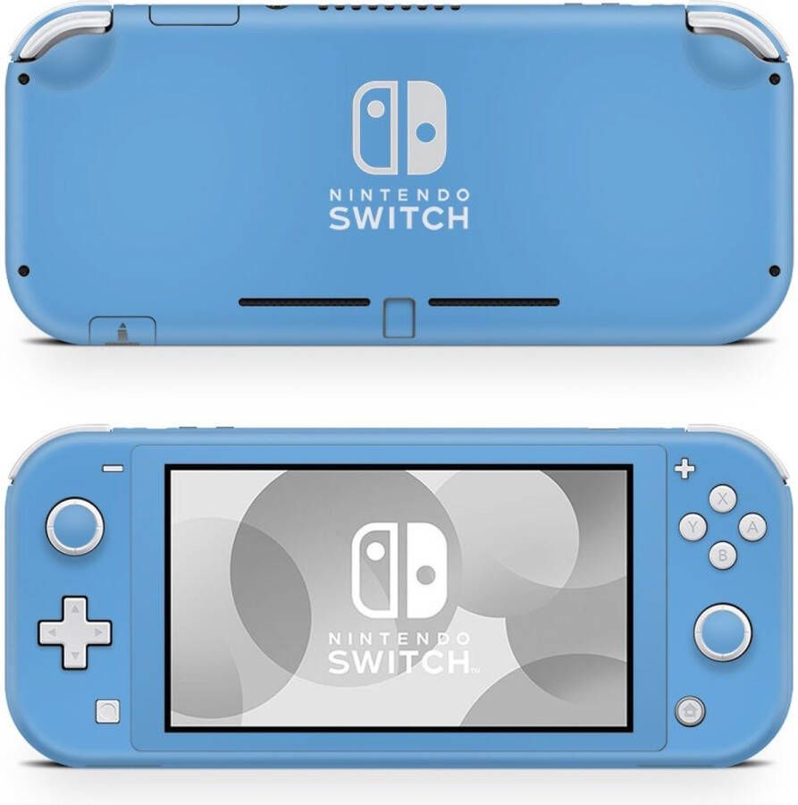 Skin Effen Licht Blauw geschikt voor Nintendo Switch Lite- Sticker