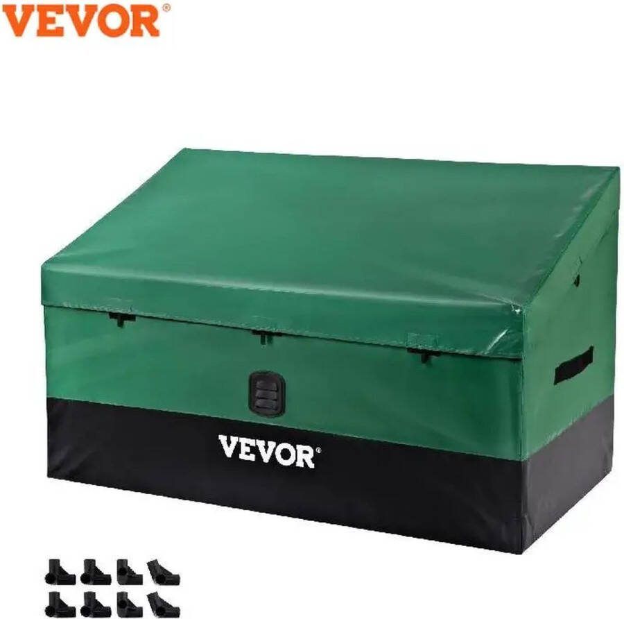 Nique Opbergbox Tuin Opbergkist Buitenopslag Box Outdoor Opbergdoos Weerbestendig Waterdicht 550 Liter Volume Groen