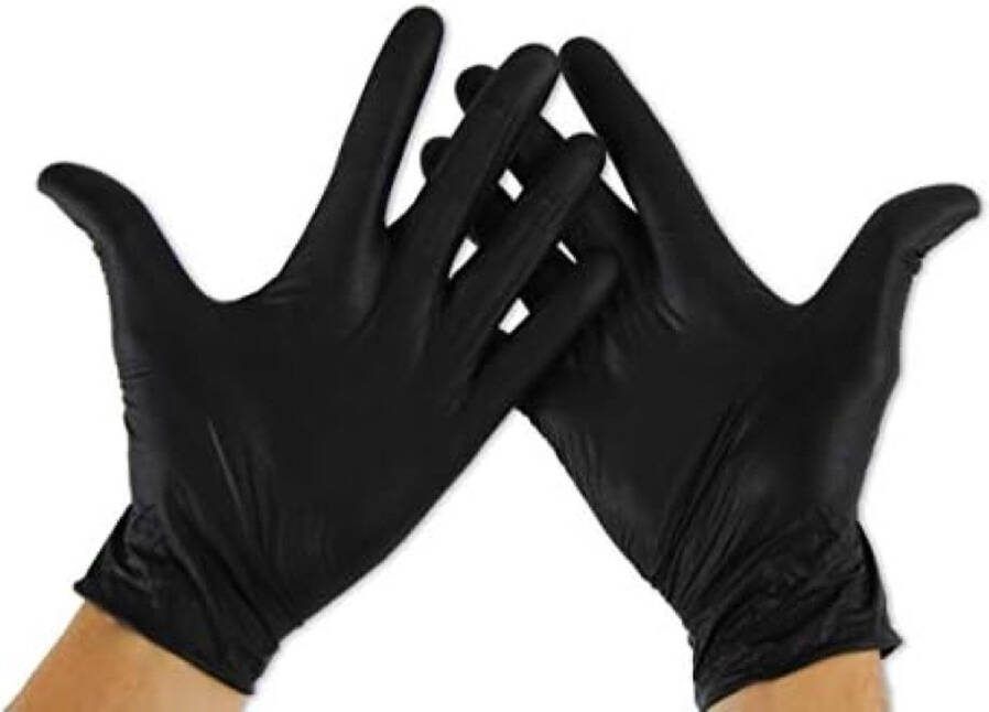 Nitril Handschoenen S (x10 Packs 100 units) Nitril Wegwerphandschoenen Nitril Handschoenen Zwart Nitril Wegwerp Latex Vrij Handschoenen Nitril Nitrile Gloves