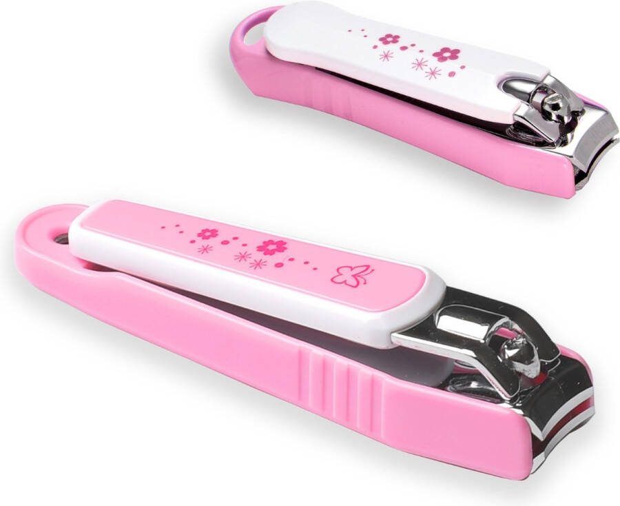Nivard Nagelknipper Met Opvangbakje Nagelknipper Teennagels Nagelschaar Nageltang Nail Clipper Nail Cutter Roze