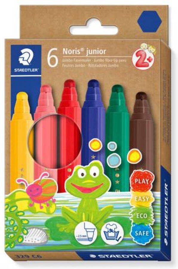 Noris junior viltstift set 6 st