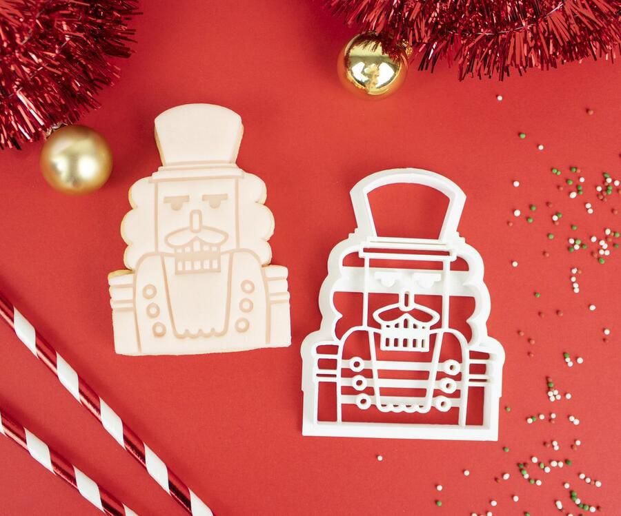 Notenkraker koekvorm Kerst koekvorm Notenkraker pop uitstekers marsepein koekjes fondant