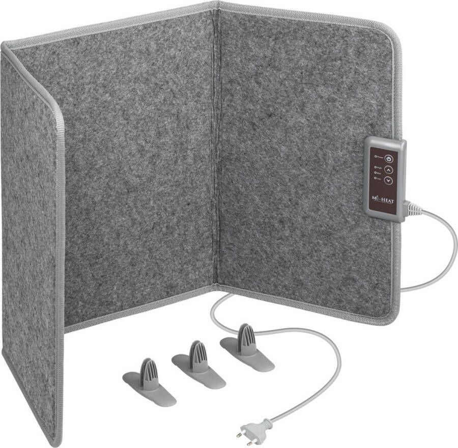 Novi MOBIEL INFRAROODPANEEL Infraroodverwarming infraroodverwarmer vouwbaar infraroodpaneel verplaatsbaar 165W 3 warmtestanden comfort lokaal verwarmen infrarood kachel