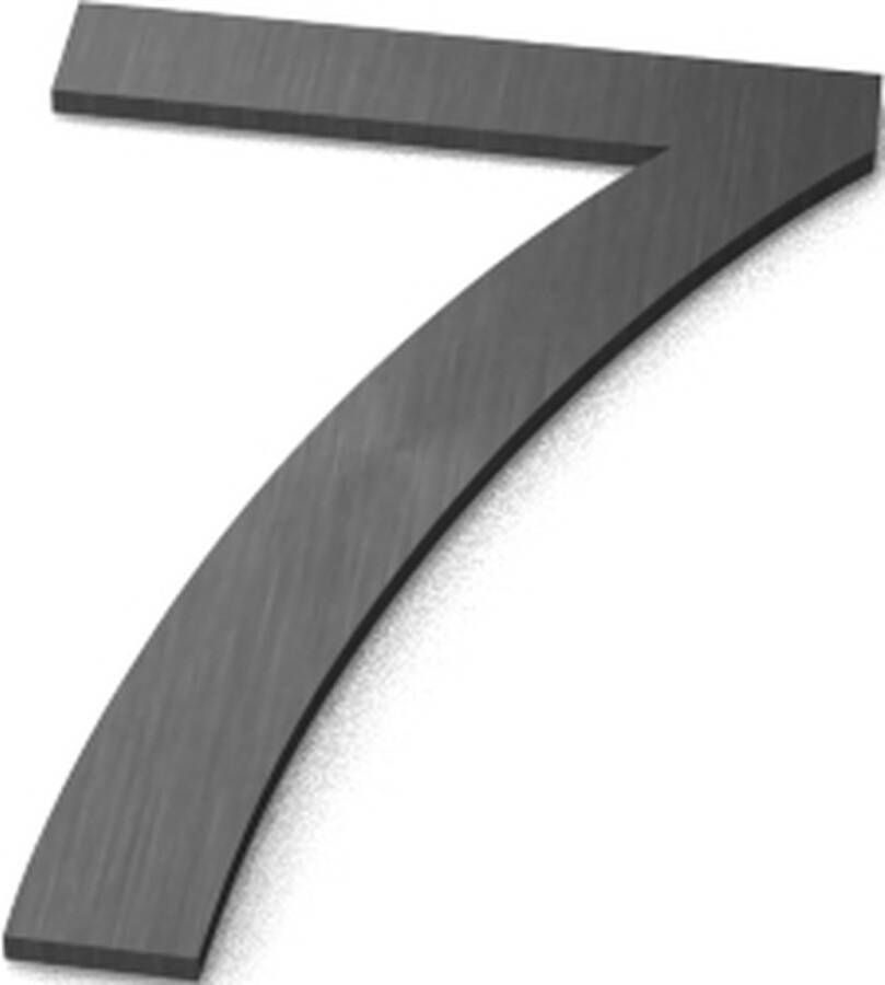 Nummer 7 Model: Huisnummer RVS