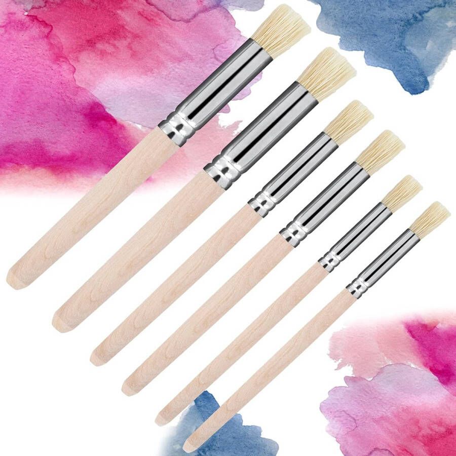 Nylon Penselen Kunstenaarspenselen Set van Acryl Waterverf en Olieverf voor Beginners Volwassenen Kinderen Kunstenaars en Schilderliefhebbers