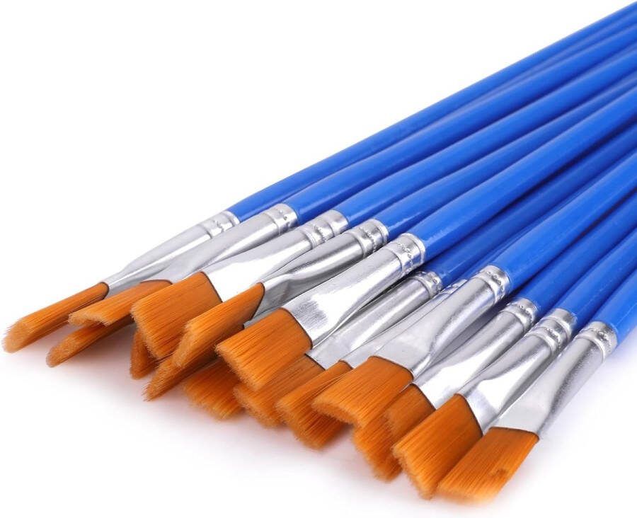 Nylon Penselen Kunstenaarspenselen Set van Acryl Waterverf en Olieverf voor Beginners Volwassenen Kinderen Kunstenaars en Schilderliefhebbers
