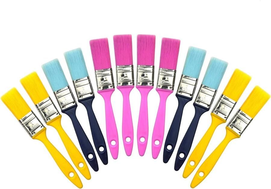 Nylon Penselen Kunstenaarspenselen Set van Acryl Waterverf en Olieverf voor Beginners Volwassenen Kinderen Kunstenaars en Schilderliefhebbers