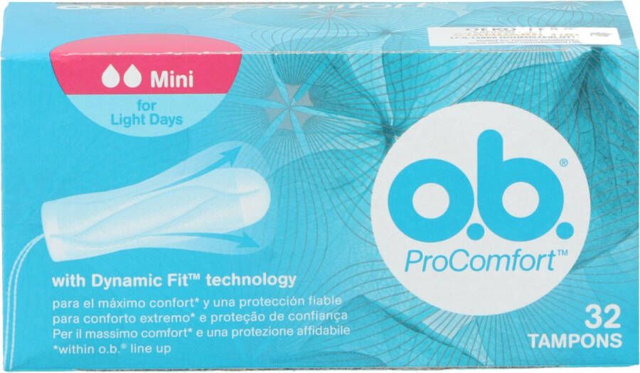 Ob o.b. ProComfort Mini Tampons -32 stuks