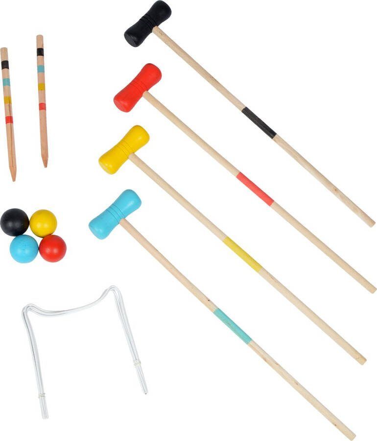 Ocean 5 Croquet set outdoor croquet tuinspel het behendigheidsspel van hout