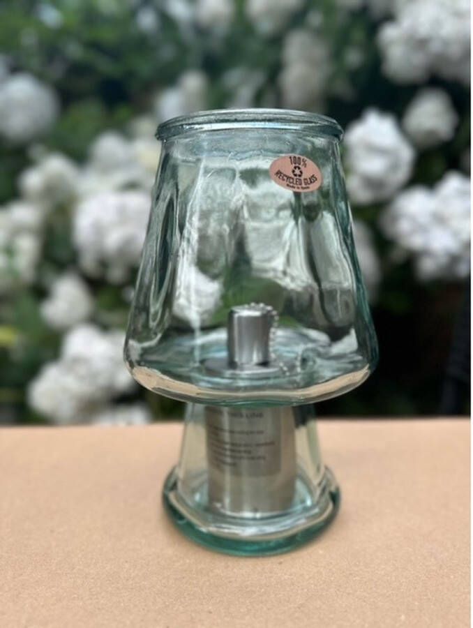 Olielamp glas olielamp buiten olie lamp olielampen voor buiten recycled glass FR Service