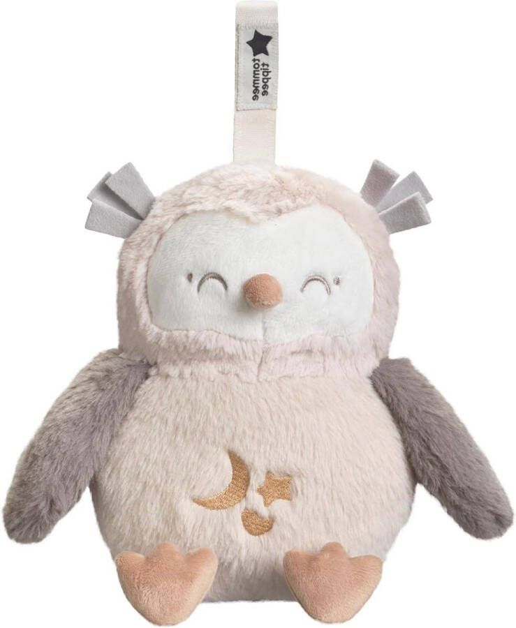 Ollie The Owl Deluxe Geluids- en Lichtslaaphulp met CrySensor Baby's en Peuters 6 Rustgevende Geluiden Nachtlampje USB-Oplaadbaar Machinewasbaar