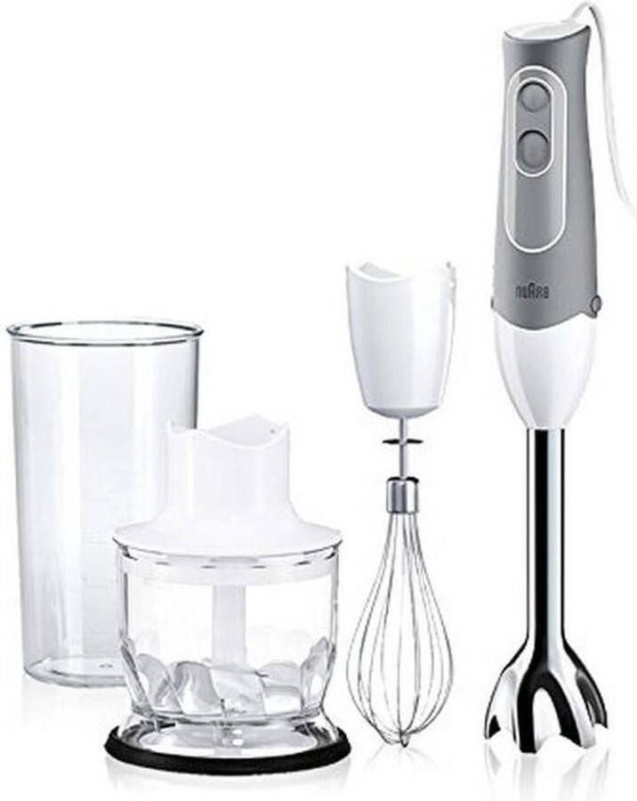 Omelette Multiquick 5 staafmixer 600 watt 06 liter grijs Krachtige en veelzijdige keukenhulp