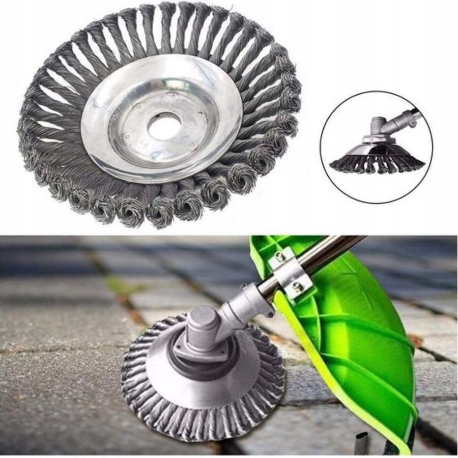 Onkruidborstel voor bosmaaier Electrisch Voegenboel Grastrimmer Universeel 20cm