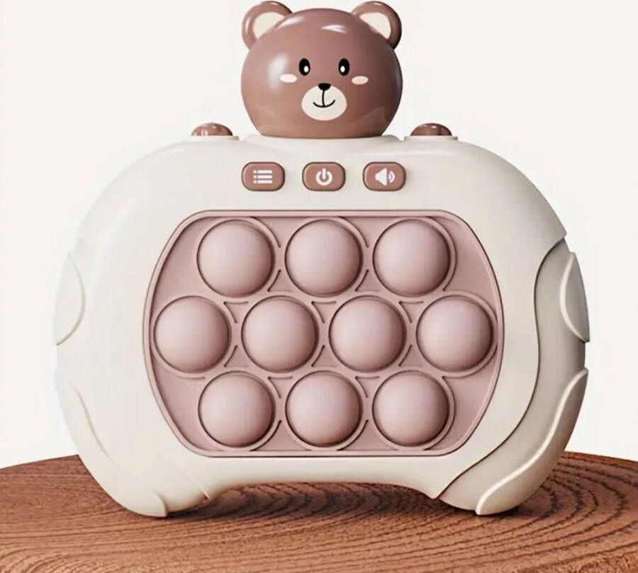 Ontdek de Esem Creative Pop It Spel Game Controller Fidget Toy Quick Push Montessori Speelgoed Anti Stress Speelgoed Inclusief Licht en Geluidseffecten in bruin voor slechts €19.95 op bol.com. Verlicht stress en verhoog de concentratie