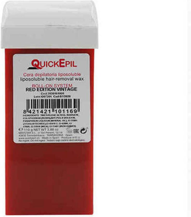 Ontharingswax Lichaam Quickepil Roll-On Rood