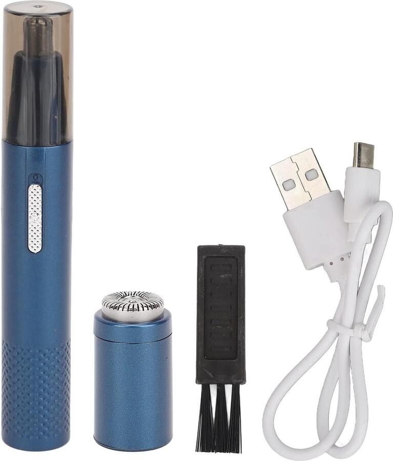 Oor- en Neushaartrimmer USB Oplaadbare Neustrimmer voor Mannen en Vrouwen Vervangen Snijkop Wenkbrauw-gezichtshaartrimmer 360° Roterend Trimmen 3D Zwevend Fineerontwerp Neustrimmer
