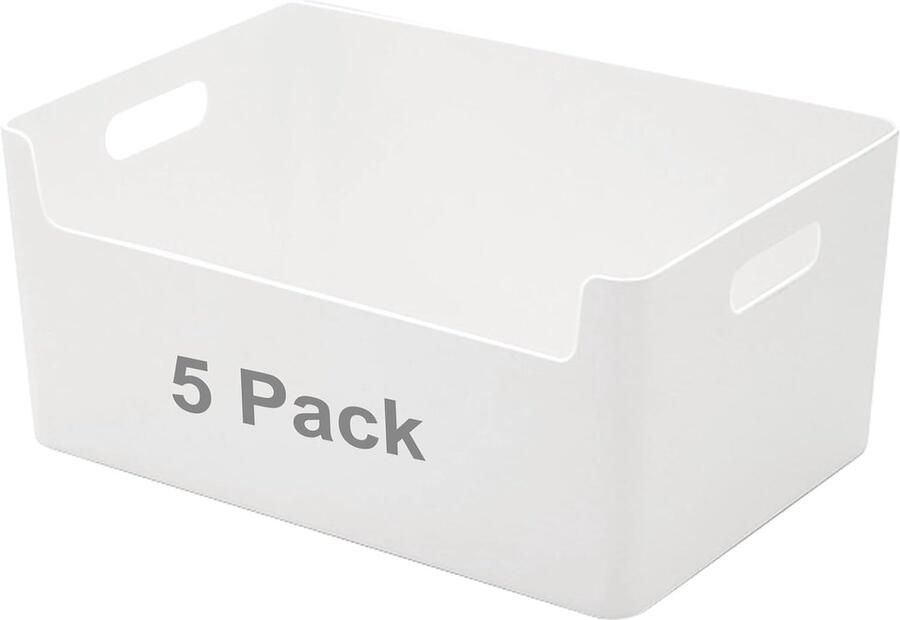 Opbergdoos kunststof opbergmand keukenkast organizer box badkamerrek opbergdoos organizer 2 maten