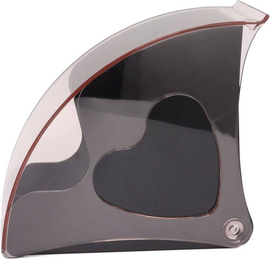 Opbergdoos voor Koffiefilters Koffiefilterhouder met Stofdichte Hoes Opslag voor Koffiefilterpapier Cafékantoor Accessoire (Zwart)