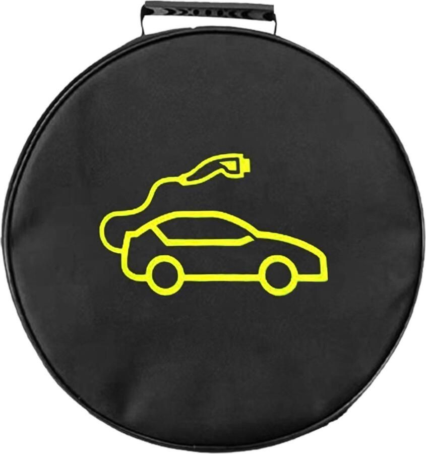 Opbergtas voor laadkabel elektrische auto Rond