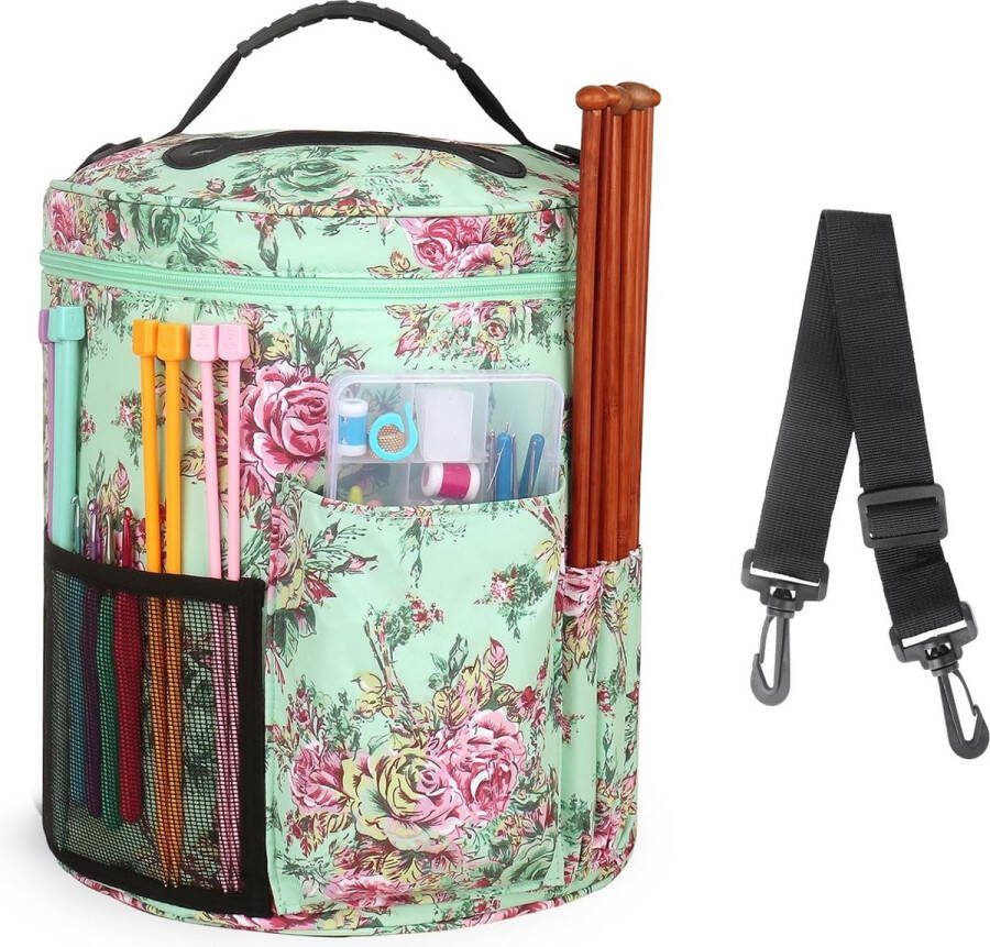Opbergtas voor Wol en Garen Haaknaalden en Breinaalden Linialen en Accessoires