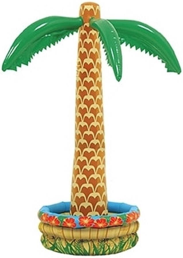 Merkloos Sans marque Opblaasbare palmboom tropische drankkoeler 180 cm Hawaii thema feestartikelen