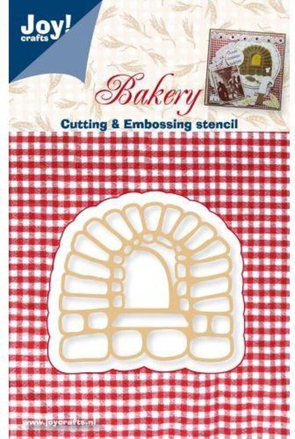 Joy Crafts bakery cutting and embossing stencil snijmal open bakoven