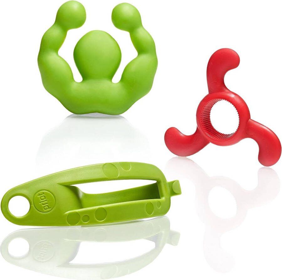 Opener Set Inclusief Priot Can Opener Spinner Bottle Opener Strong Jar Opener Voor zwakke handen kinderen senioren mensen met artritis keukenhulp om gemakkelijk vast te pakken en