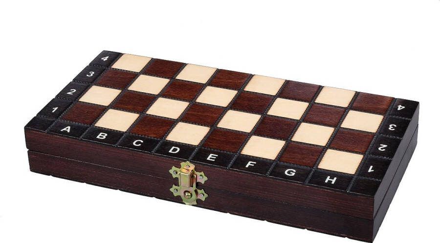 Opklapbaar schaakbord inclusief schaakstukken Compleet schaakspel Luxe schaakset voor beginners en gevorderden