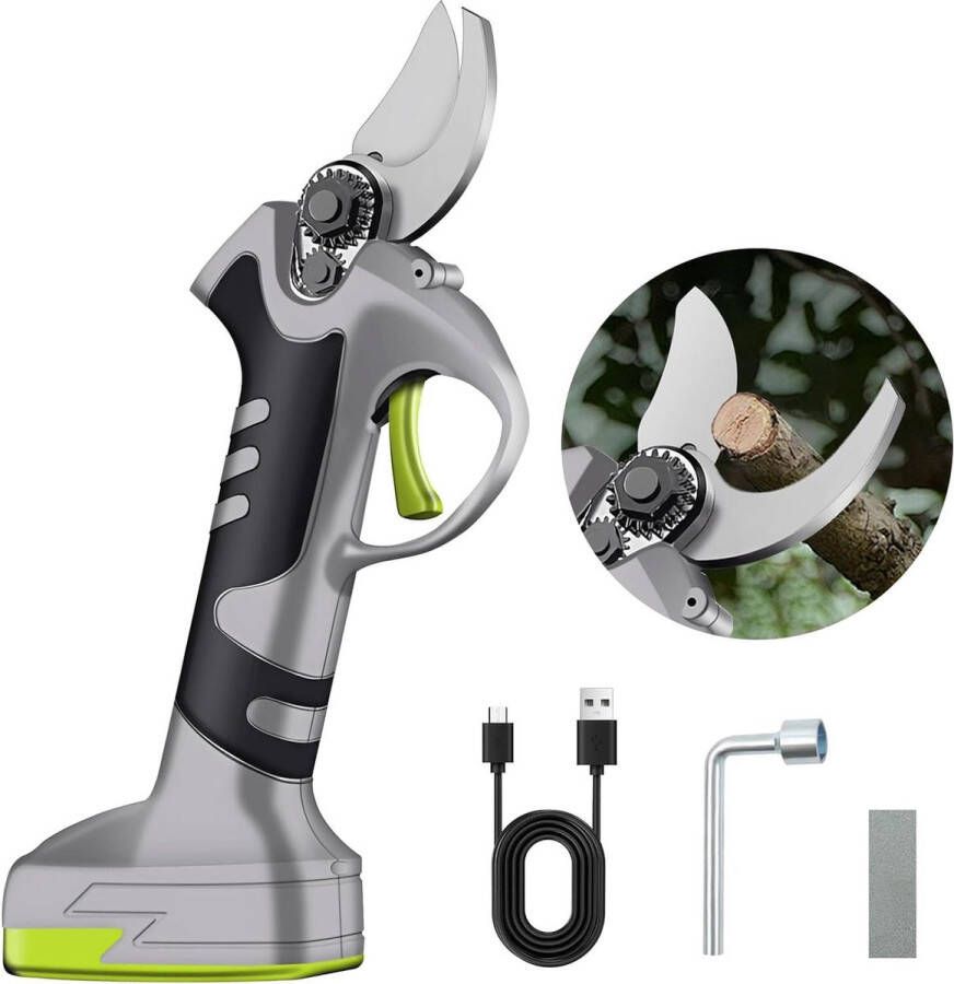 Oplaadbare 72V Elektrische Snoeischaar Draadloze Takkenschaar voor Planten Elektrische Heggenschaar 200W Geschikt voor Hout tot 22mm Diameter